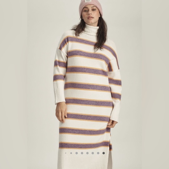 NWT! Anthro Daily Practice Karigan Midi Sweater Dress: Turtleneck Edition🧣🪞 - Picture 9 of 11
